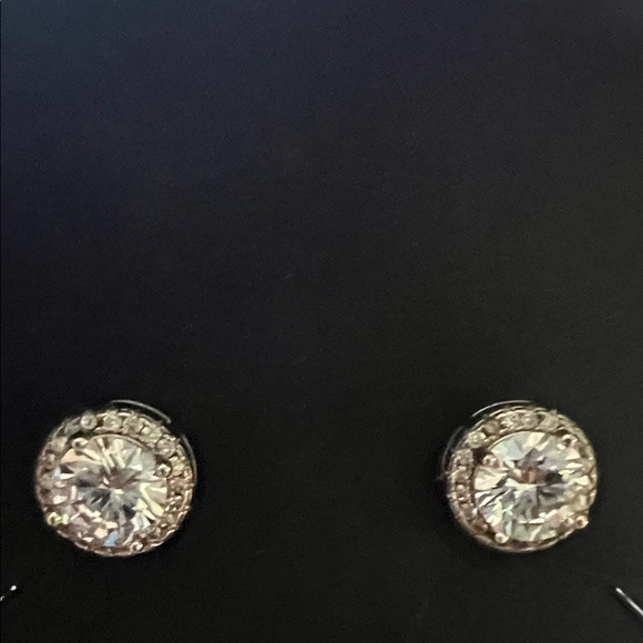 Fashion Quility Jewelry Jewelry - #0609+ Unisex Elegant S 925 Silver CZ Stud Crystal Earrings